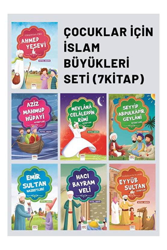 Çocuklar İçin İslam Büyükleri Seti (7 Kitap)