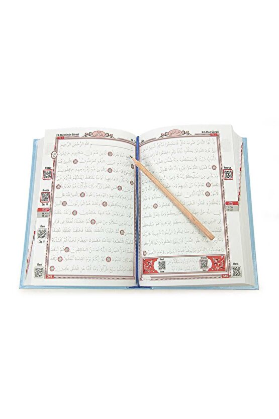 Gölgeli Orta Boy Elle Yazılabilen Kuran-ı Kerim SİYAH