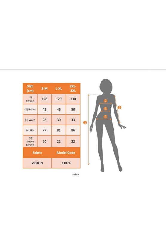 MDB Kadın Kısa Kollu V Yakalı Beli Lastikli Uzun Viskon Elbise