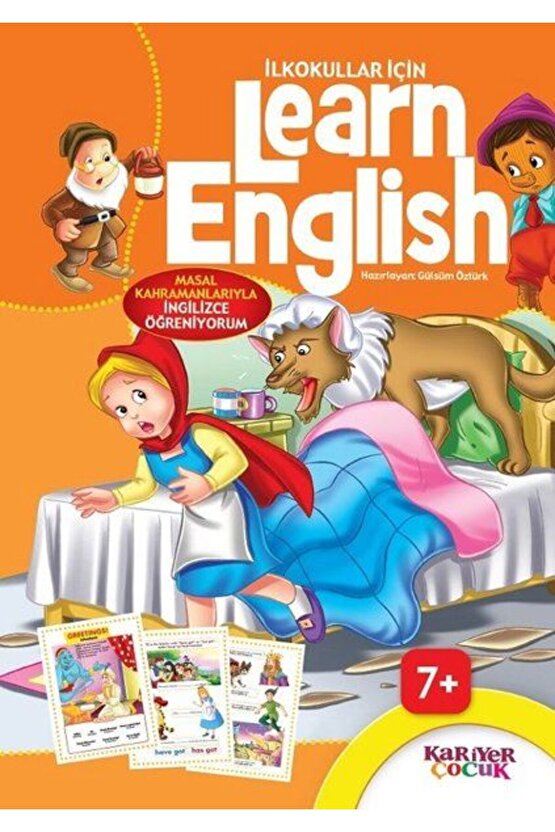 İlkokullar İçin Learn English Turuncu