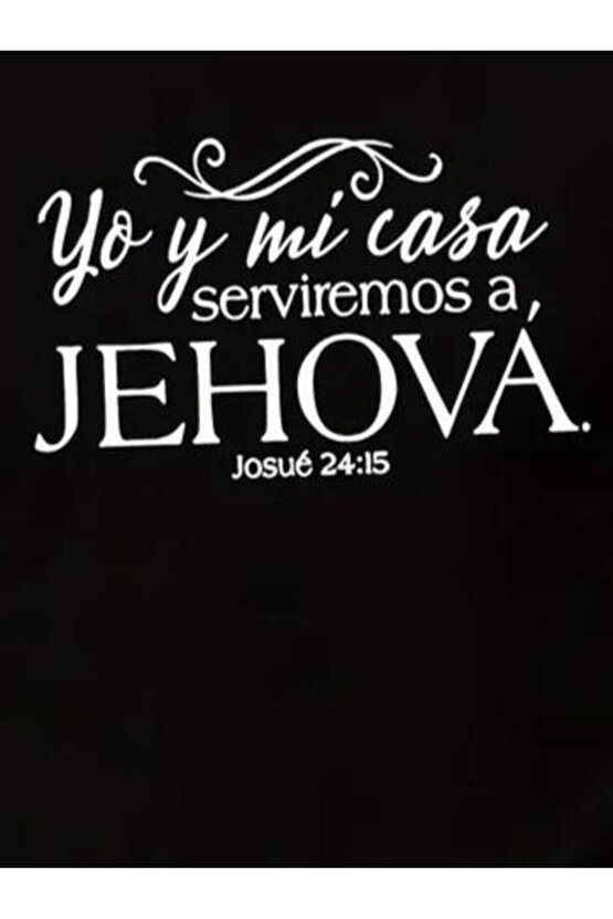 Erkek Jehova Baskılı Süprem T-shirt