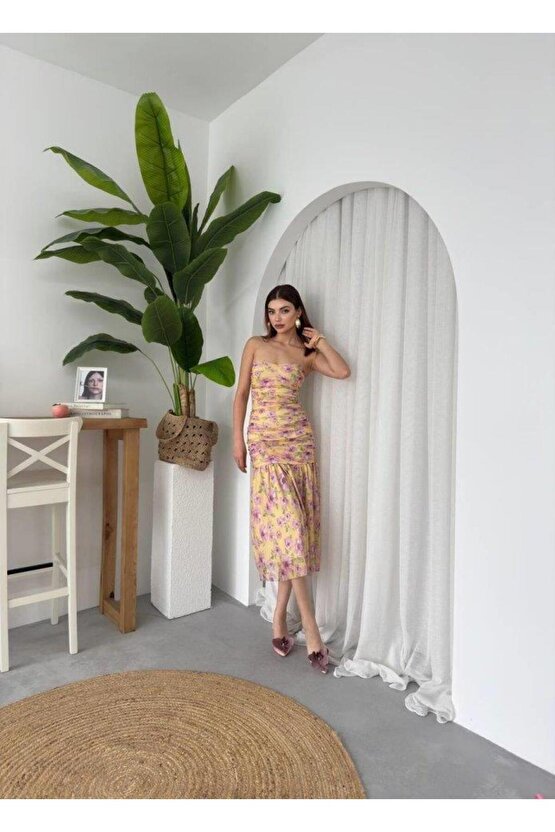 Talia Straplez Elbise