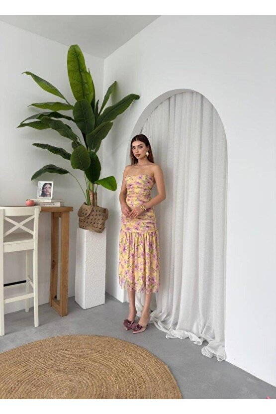 Talia Straplez Elbise