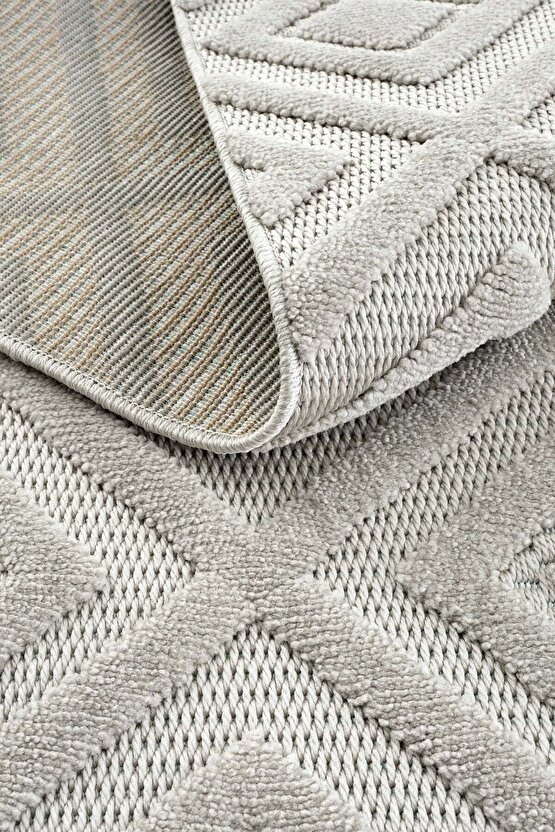 Dizayn Kaymaz Taban Koridor Halısı Kesme Yolluk Mutfak Halısı Modern Salon Halısı 1089 GRİ