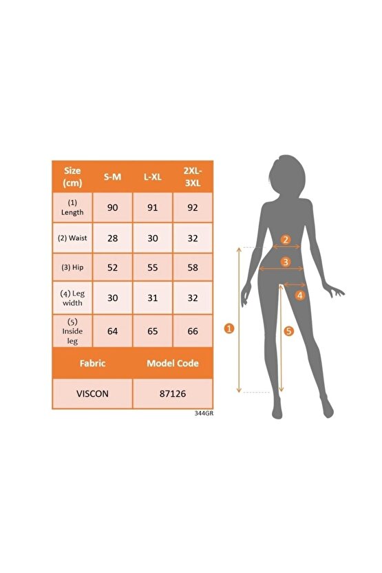 Kadın Beli Lastikli Bağcıklı Yanları Yırtmaç Detaylı Bilekten Bağcıklı Viskon Pantolon