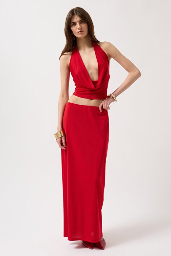 Edolika Kalem Midi Etek