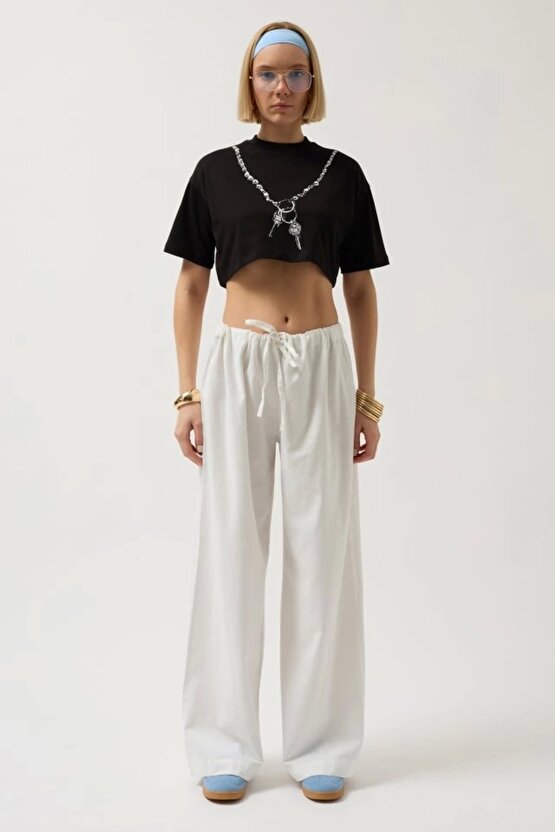 Baskılı Crop Thirt