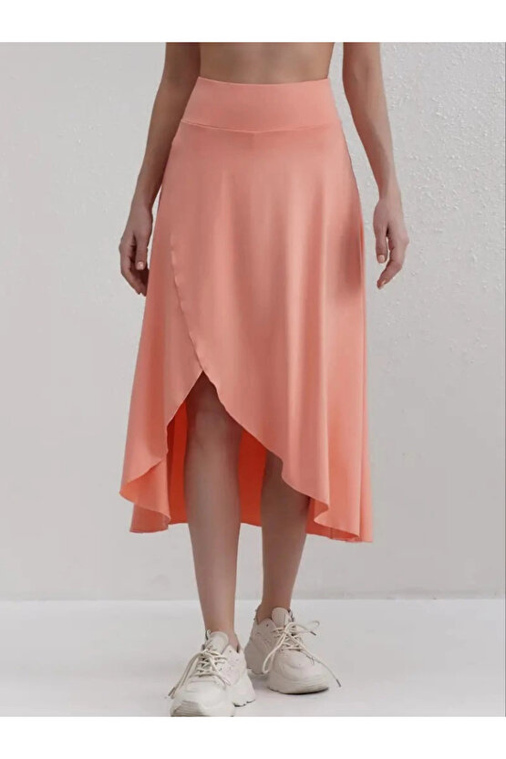 Kadın Cep Detay Taytlı Sandy Etek