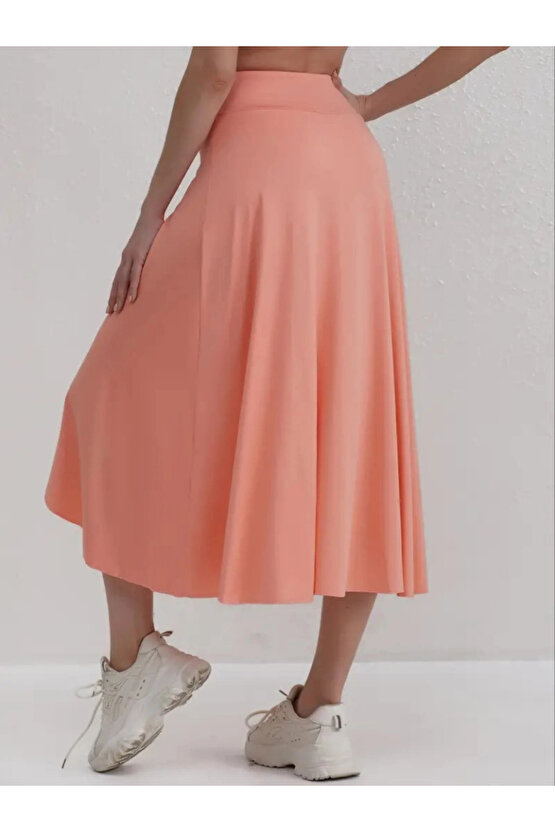 Kadın Cep Detay Taytlı Sandy Etek