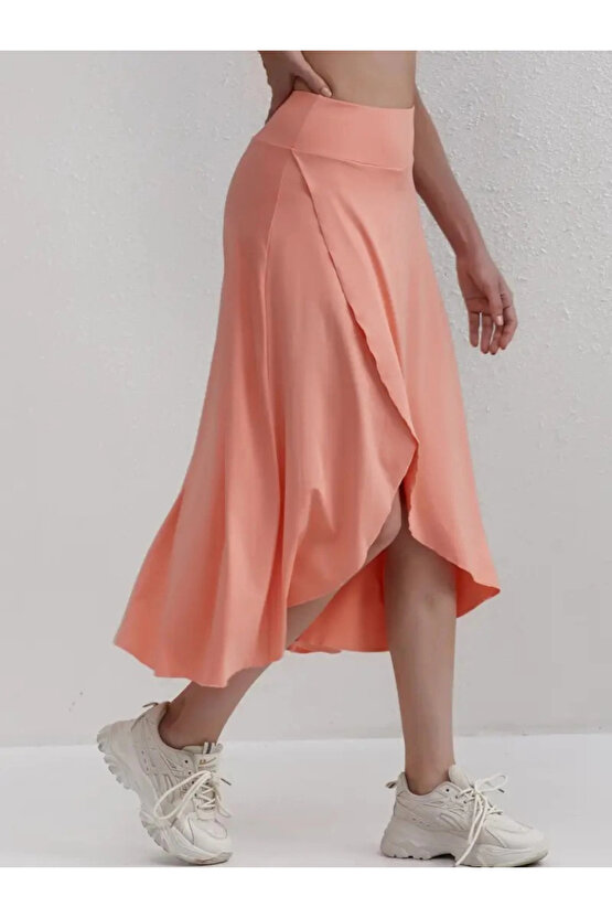 Kadın Cep Detay Taytlı Sandy Etek