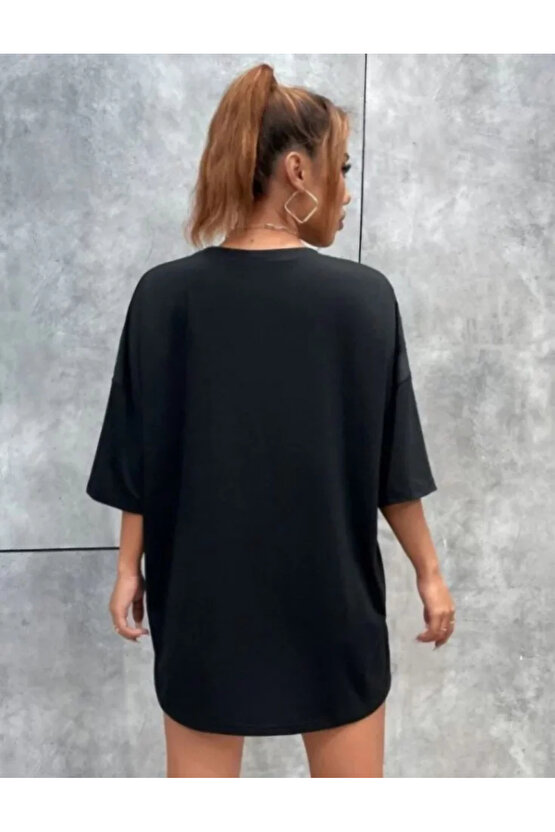 MDB Unisex Baskılı Oversize Thirt iyah