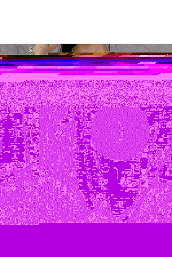 Unisex Bisiklet Yaka Baskılı Oversize Thirt iyah