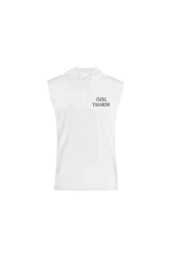 Tişört Tasarla Kapüşonlu Sıfır Kol Tişört