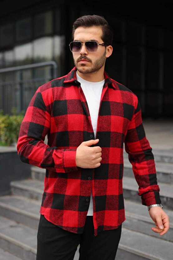 Erkek Ekose Desenli Oduncu Gömlek