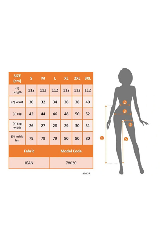 Kadın Yüksek Bel Cepli İspanyol Paçalı Kot Pantolon