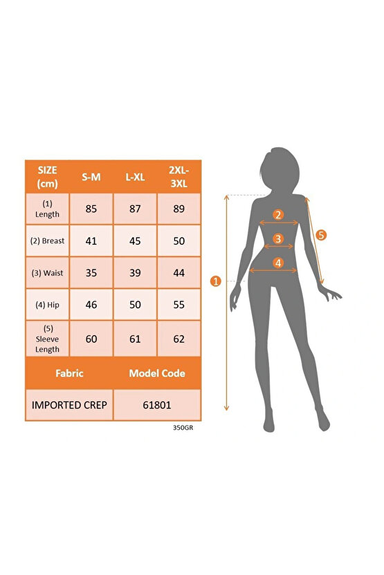 Kadın Uzun Kollu Kruvaze Yakalı önden Düğmeli Kısa Ithal Krep Elbise