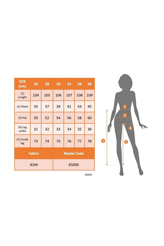 Kadın Yüksek Bel Cepli Paçaya Doğru Geniş Kot Pantolon