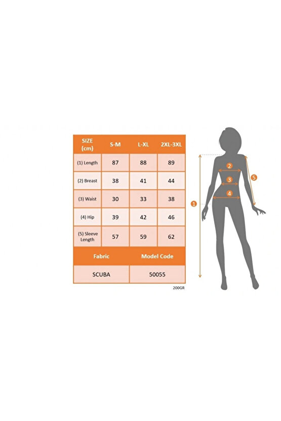 Kadın Uzun Kollu Göğüs Dekolte Detay Dalgıç Mini Elbise