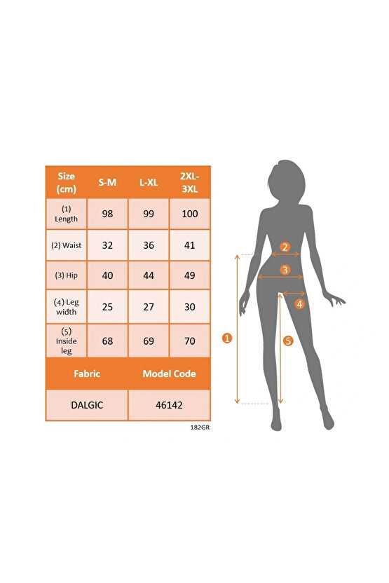 MDB Kadın Yüksek Bel önden Düğmeli Dalgıç Tayt