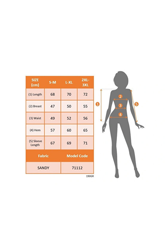 MDB Kadın Uzun Kollu Göğüs Pencere Detay Yaka Boğazlı Kolları Tüllü Sandy Bluz