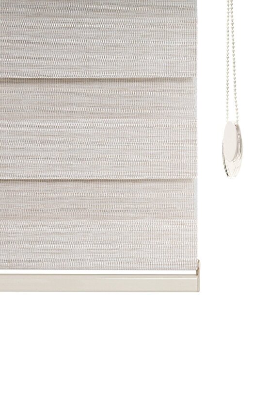 Açık Kahve Bambu Zebra Perde