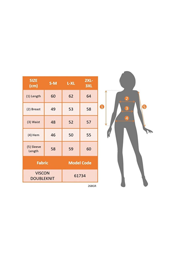 MDB Kadın Uzun Kollu V Yakalı Içi Süprem Desenli Dışı Viskon Bluz