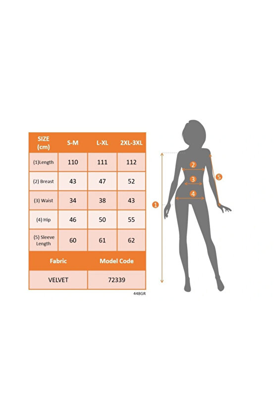 Kadın Uzun Kollu Kruvaze Yakalı Yandan Büzgülü Midi Kadife Elbise