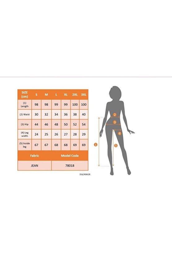 Kadın Yüksek Bel önden Düğmeli Jean Pantolon