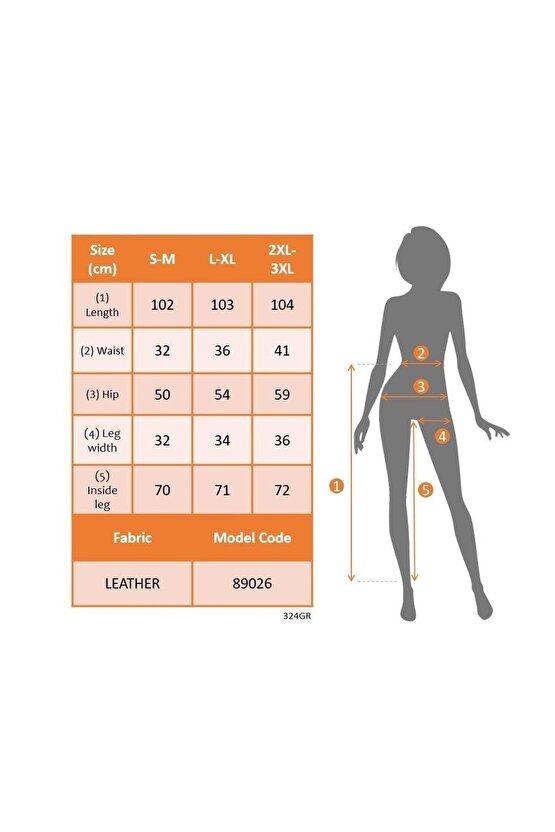 Kadın önden Fermuarlı Cepli Geniş Kesim Lame Deri Pantolon