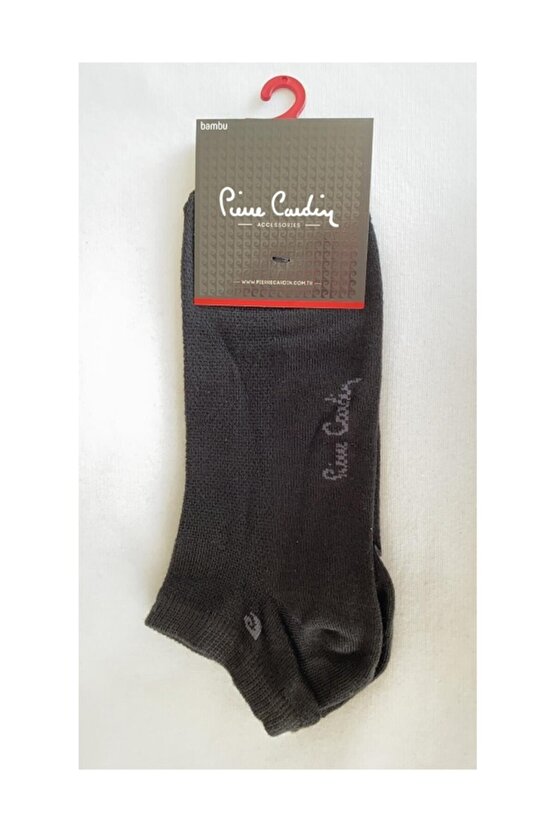 6lı Erkek Bambu Patik Çorap (siyah)