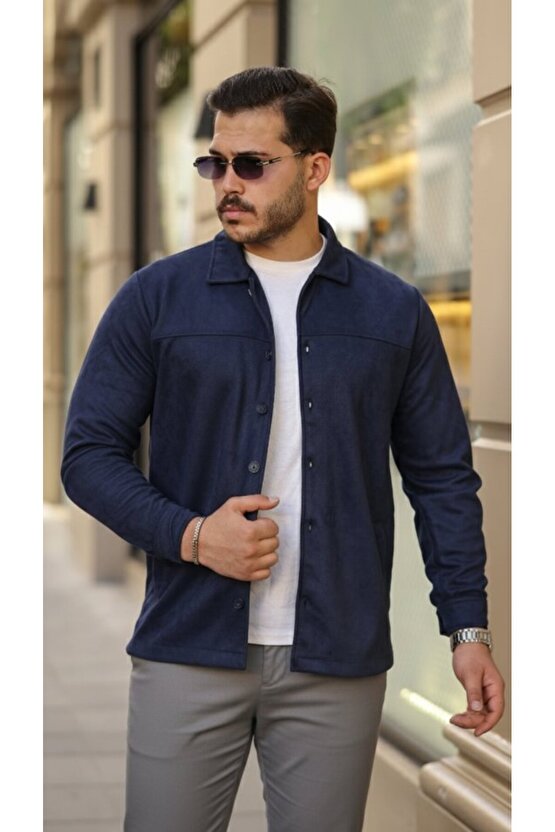 Erkek Süet Ceket Gömlek