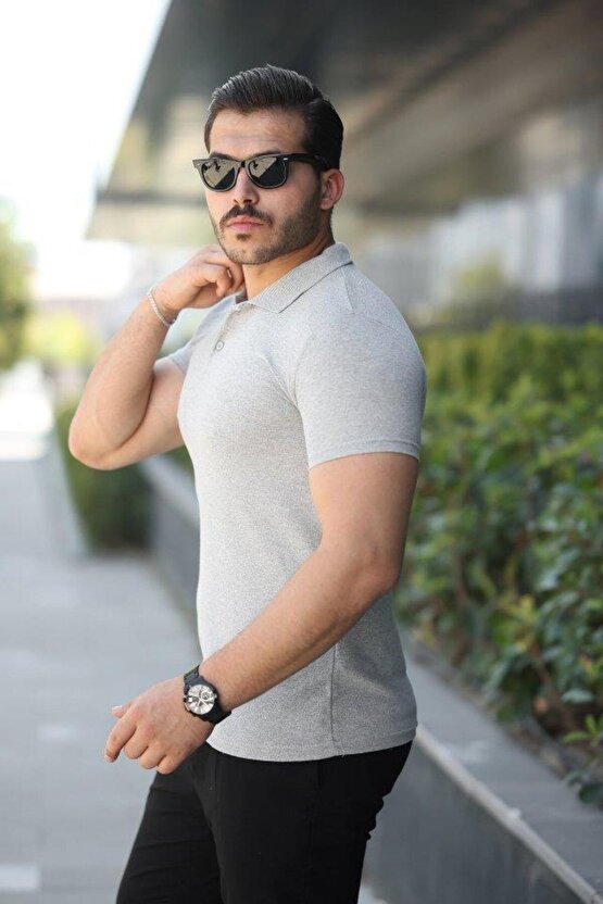 Erkek Kısa Kollu Yakalı Tişört