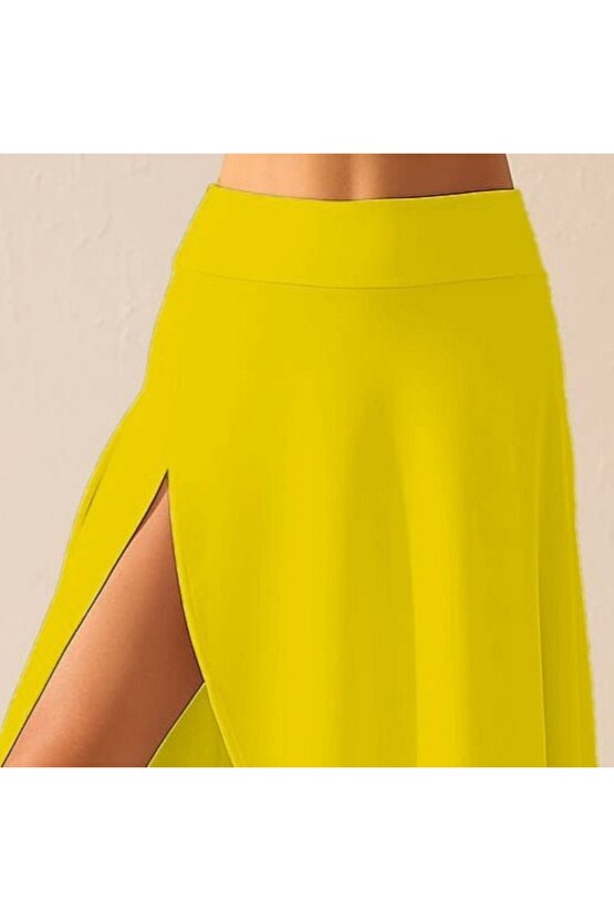 Edolika Kadın Cep Detay Taytlı Sandy Etek