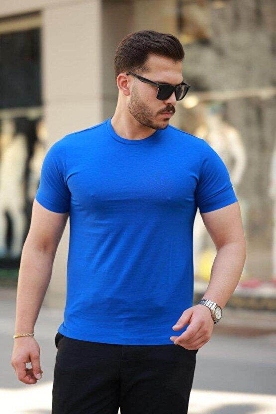 Erkek Bisiklet Yaka Basic Tişört