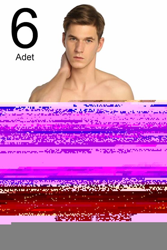 Erkek 6lı Paket Pamuk Slip | Beyaz