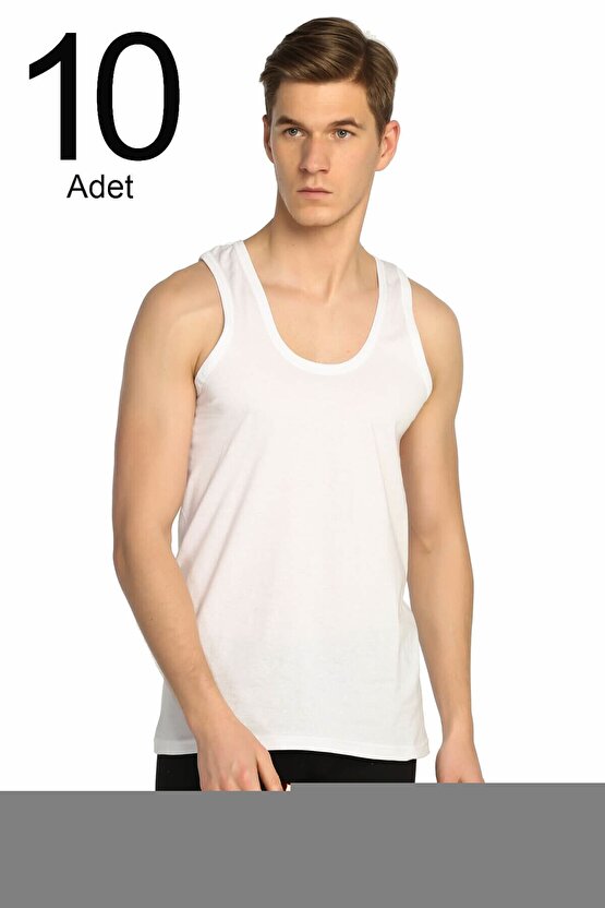 Unisex Basic Bisiklet Yaka Regular T-Shirt - Beyaz