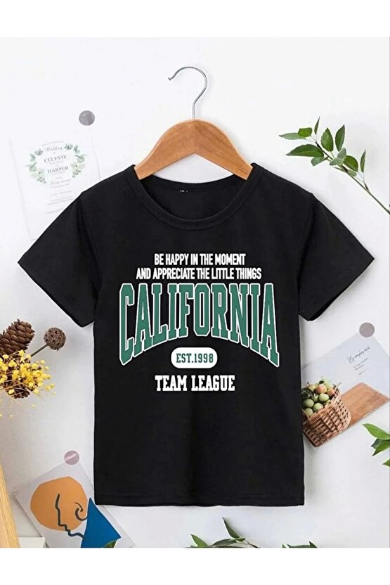Erkek Çocuk Baskılı T-Shirt - Siyah