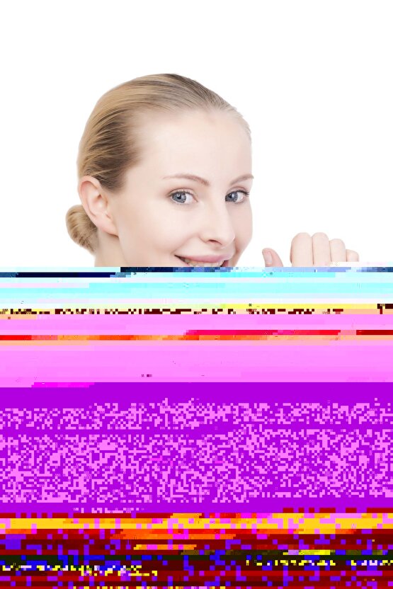 Mavi Yanları Büzgülü Midi Boy Keten Elbise