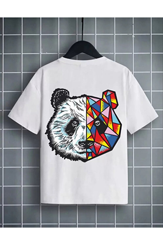 Unisex Çocuk Baskılı T-Shirt - Beyaz