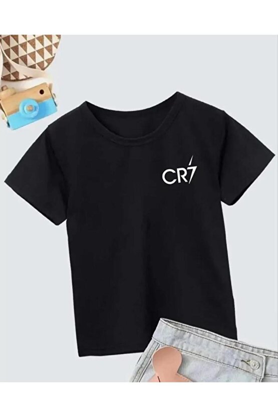 Erkek Çocuk Baskılı T-Shirt - Siyah