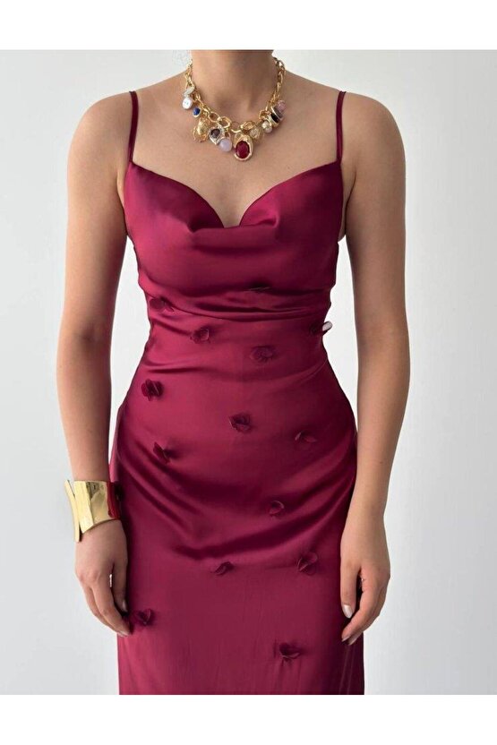 Dora Çiçek Detaylı Elbise