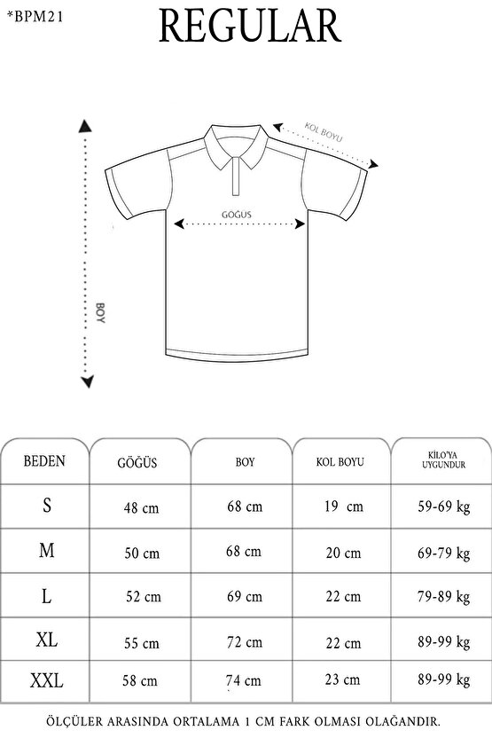 Yakası Düğmeli Yakalı Pike Baskılı T-Shirt - Siyah