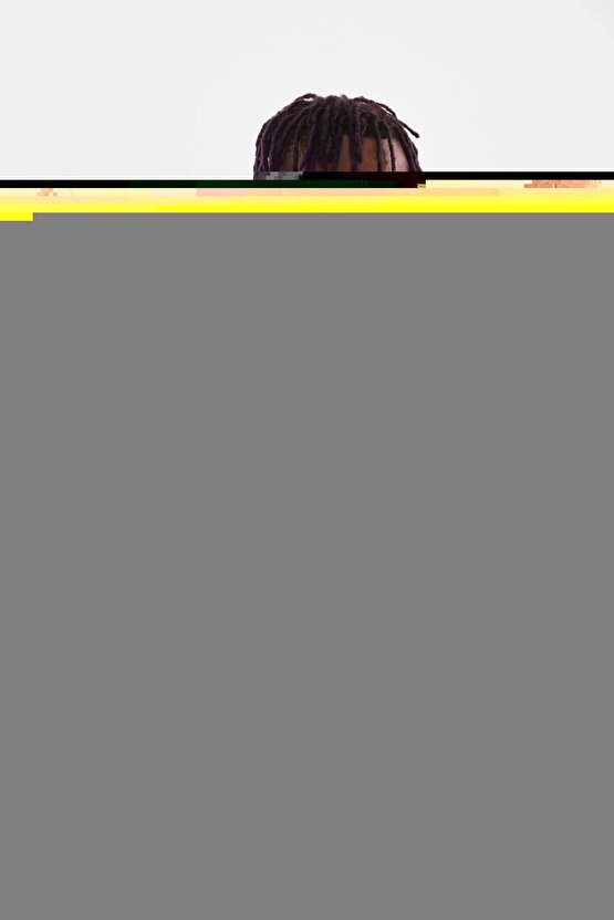 Unisex Bisiklet Yaka Baskılı Oversize T-Shirt - Bej