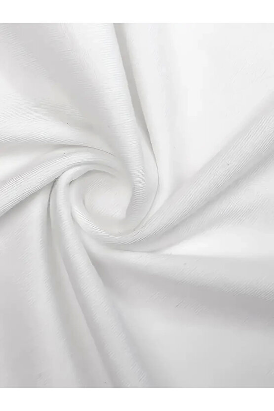 Baskılı Oversize Bisiklet Yaka T-shirt - Beyaz