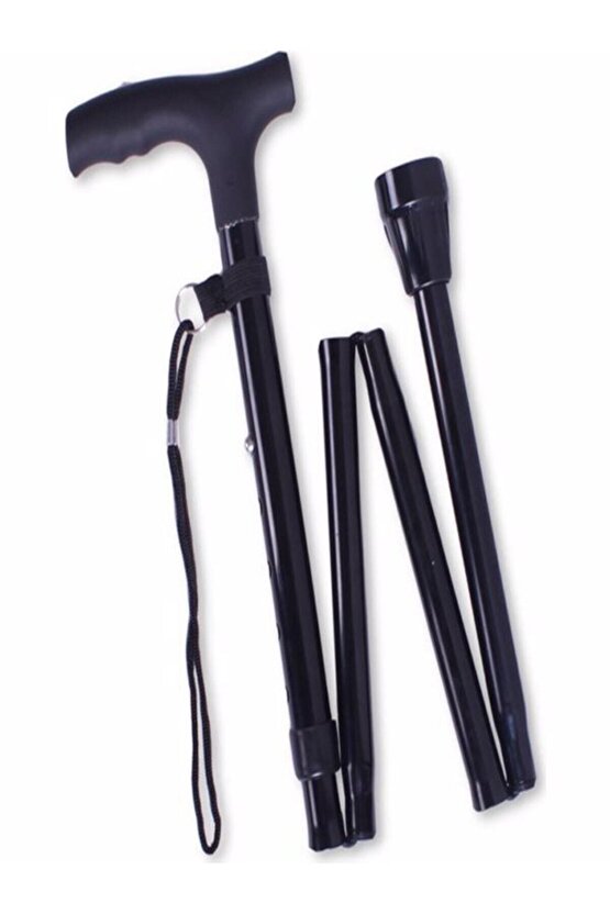 Uzunluk Ayarlı Katlanır Baston Otomatik Kurulum Katlanabilir Boy Ayarlı Baston 1 Alüminyum