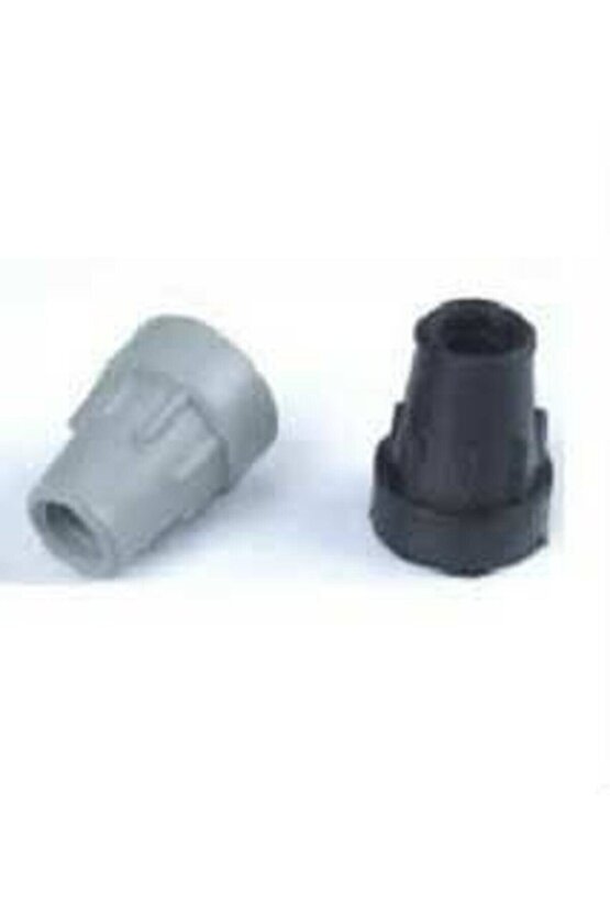 Siyah 10 Adet Kaymayan Baston Kanedyen Asa Koltuk Değneği Lastiği Birinci Sınıf Kalın Taban