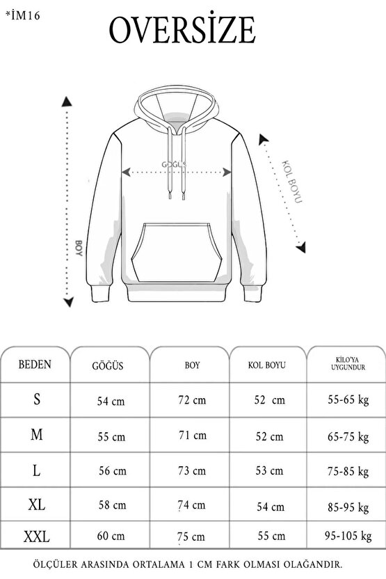Unisex Tam Fermuarlı Kapşonlu SweatShirt - Füme