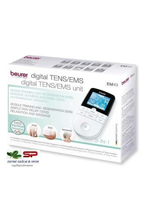 Beurer EM 49 Elektrodlu Dijital Tens Cihazı