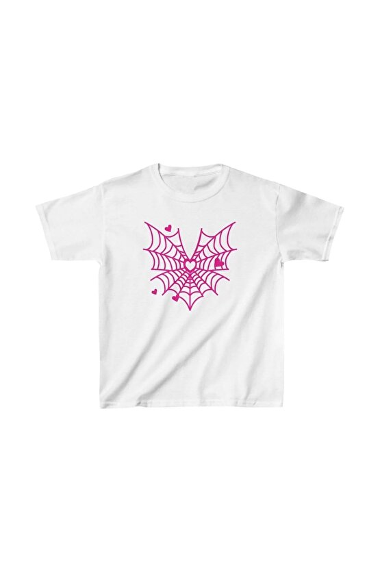 Unisex Çocuk Baskılı T-Shirt - Beyaz