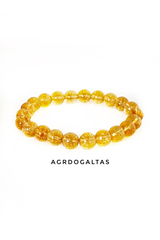 Sitrin Doğal Taş Bileklik